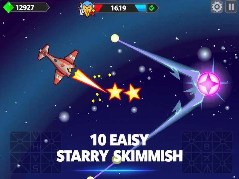 Intense 5v5 battles in Starry Skirmish Starry Skirmish Gameplay Screenshot